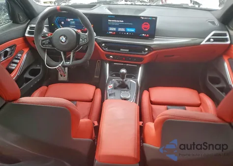 2025 BMW M3 z USA, uszkodzony, nr VIN WBS13HJ08SFU05282